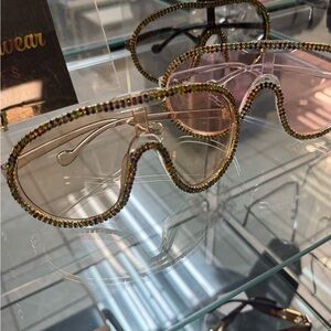 Embellished Multicolor Sunglasses